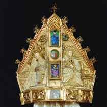 Mitra aus Kreuzlingen 1414. Historisches Museum Thurgau Mitra aus Kreuzlingen 1414